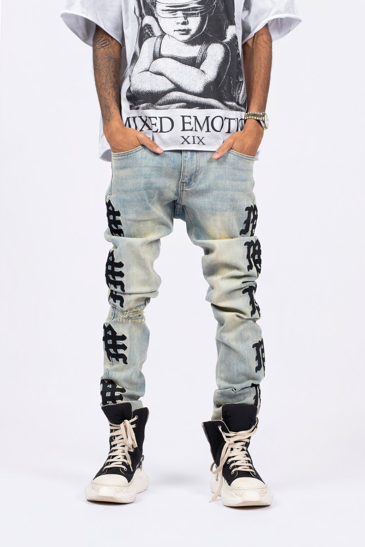 Mixed Emotions　‘Desert’ Monogram Denim
