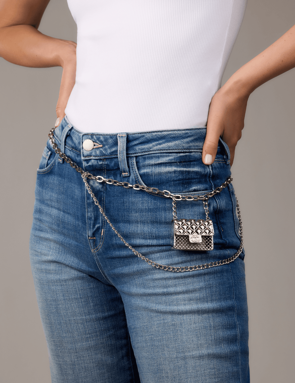 Fleur de Camélia Nano Bag Chain Belt