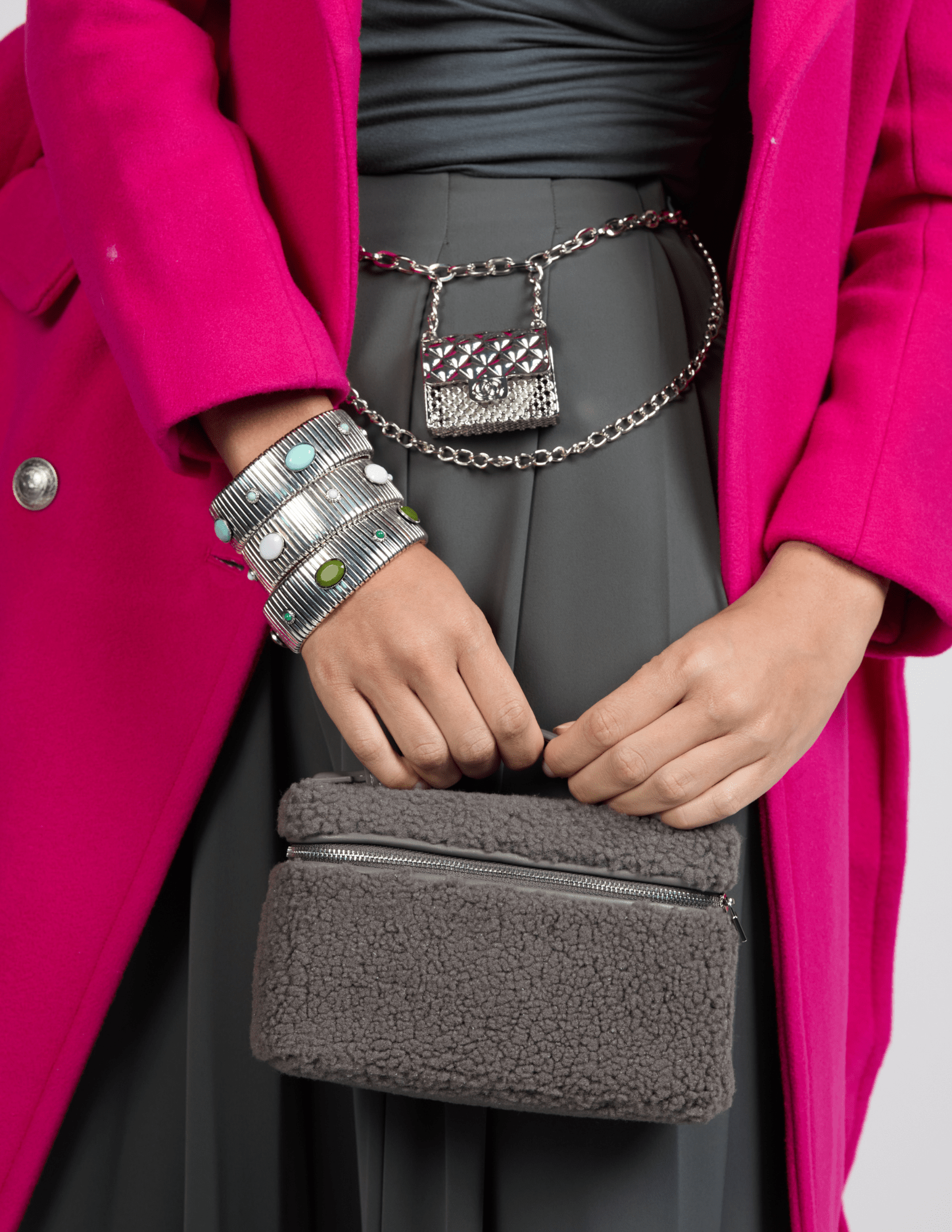 Fleur de Camélia Nano Bag Chain Belt