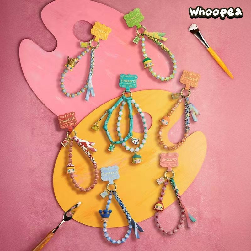 POP MART MOLLY 20th Anniversary Scenery Along the Way Series Phone Charm Blind Box