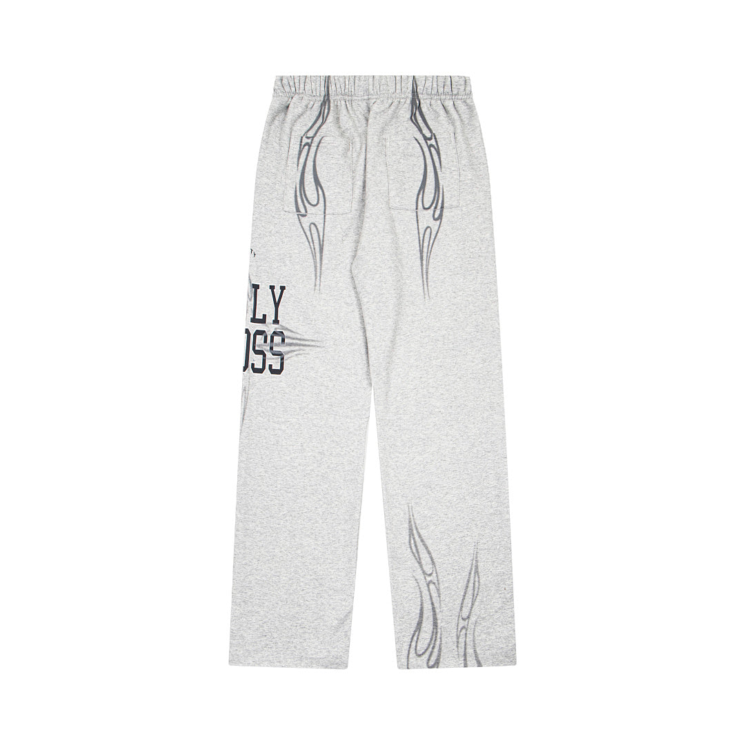 Hellstar Holy Cross Flame Graphic Hoodie & Pants Set