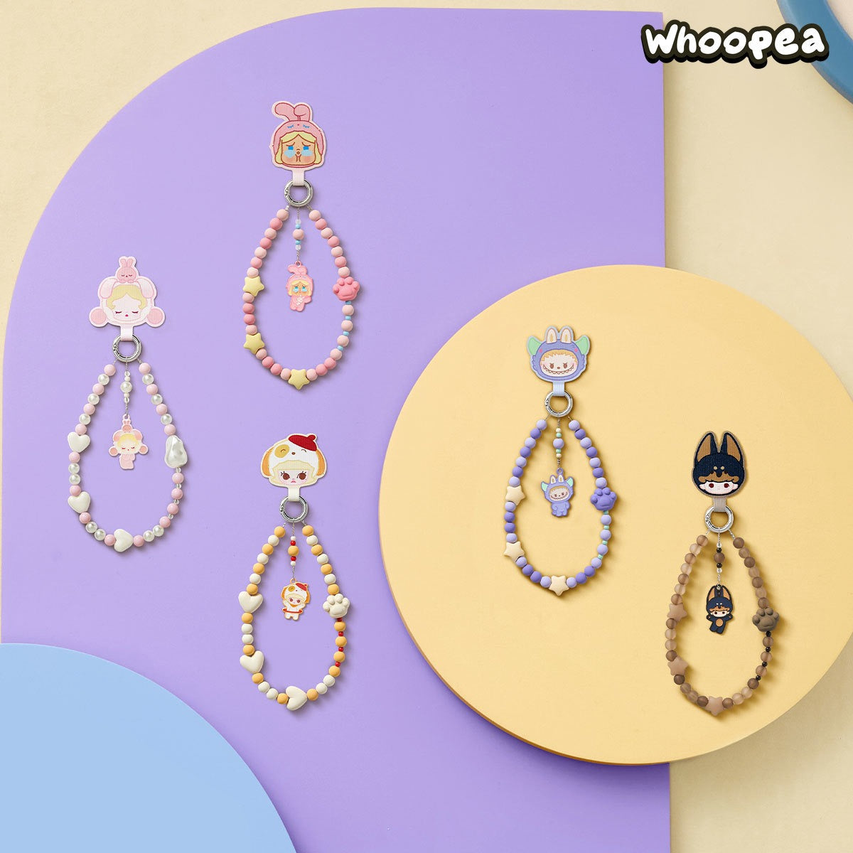 POP BEAN Pajama Party mobile phone chain, Blind Box