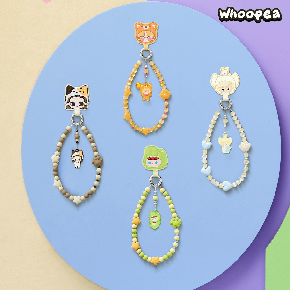 POP BEAN Pajama Party mobile phone chain, Blind Box