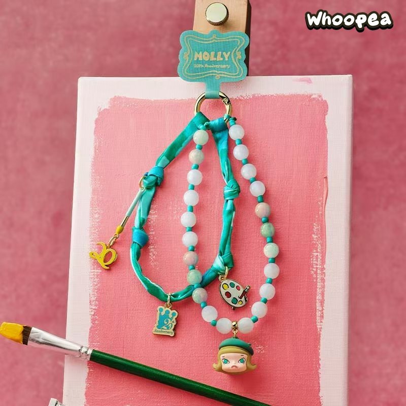 POP MART MOLLY 20th Anniversary Scenery Along the Way Series Phone Charm Blind Box