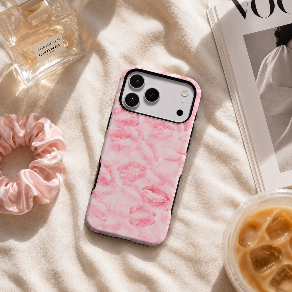 Sealed with a Kiss | Pink Lipstick Case