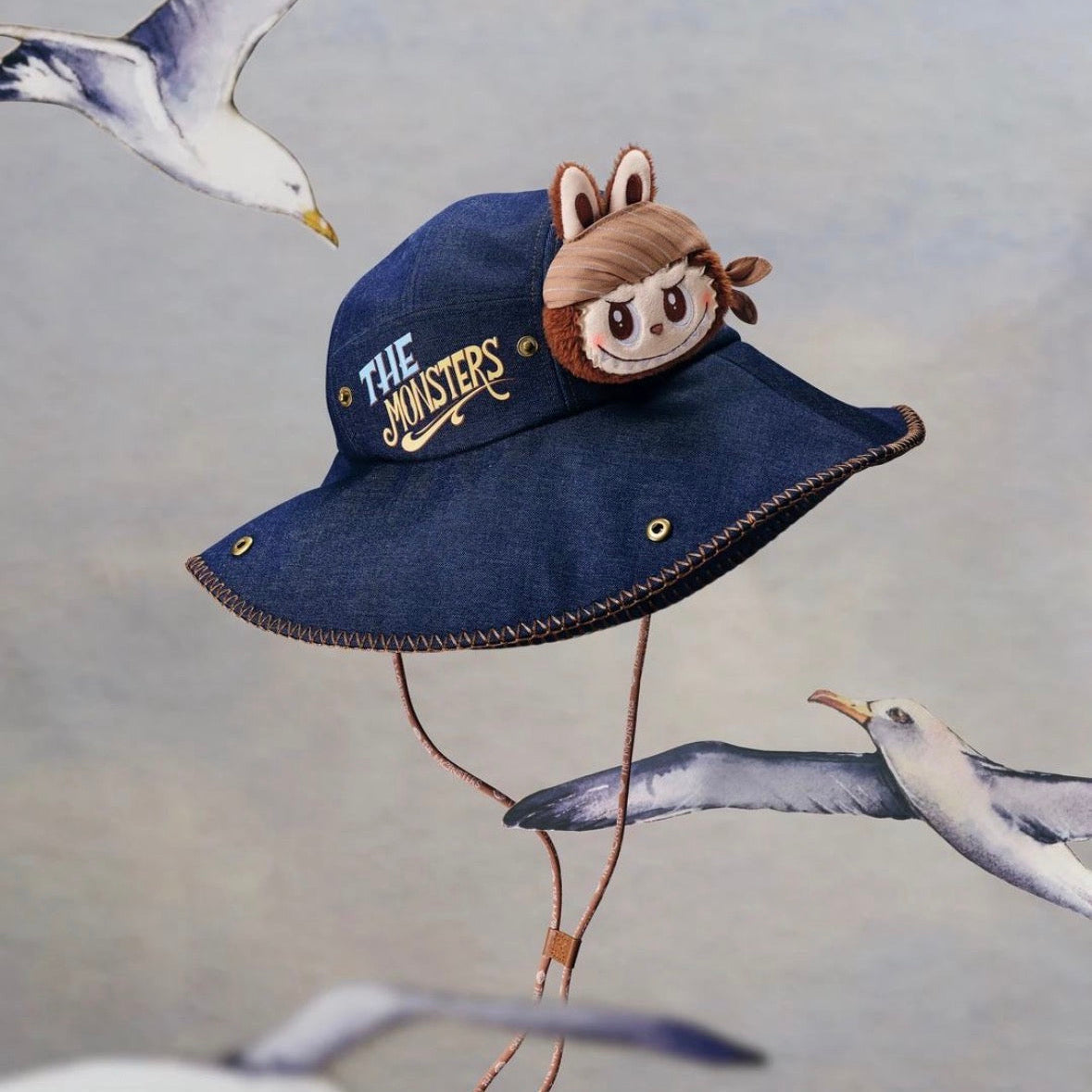 The Monsters De Vliegende LABUBU Series Captain Hat