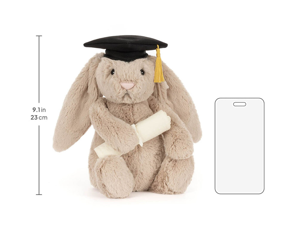 Bashful Bunny Graduation Outfit One Size JELLYCAT