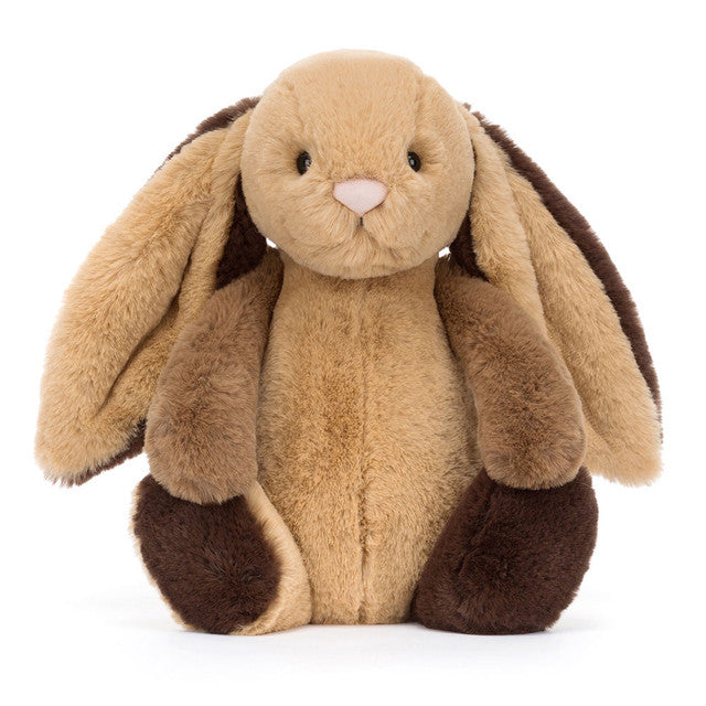 Bashful Patchwork Brown Bunny One Size JELLYCAT