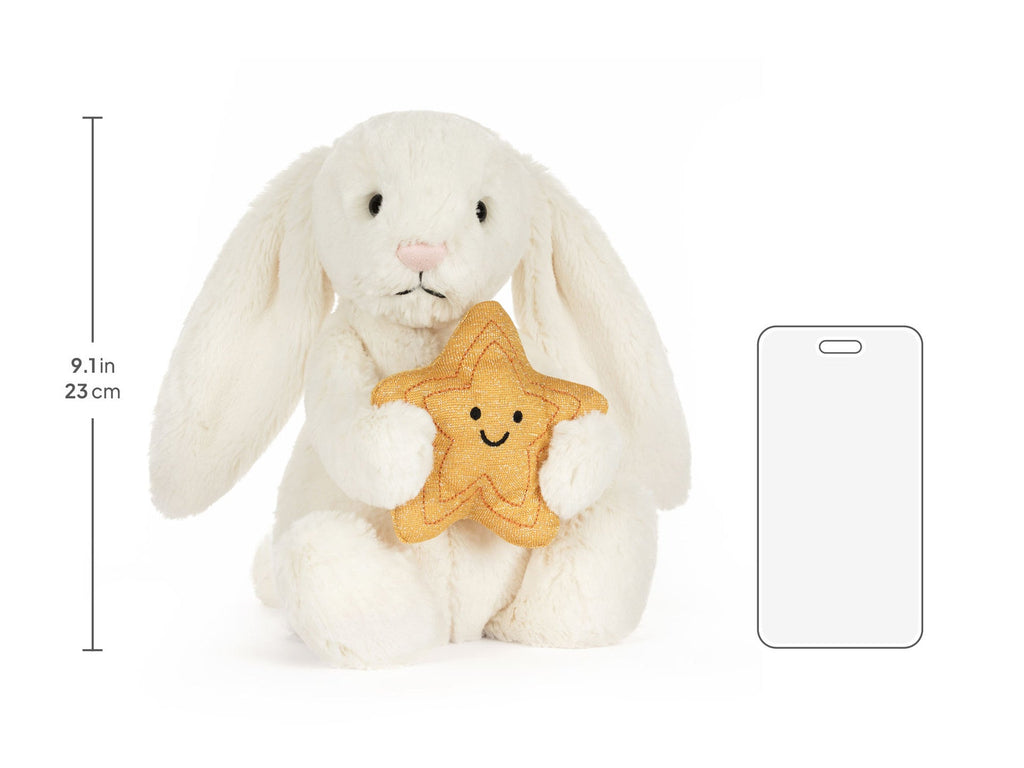 Cream Bunny with Star One Size JELLYCAT
