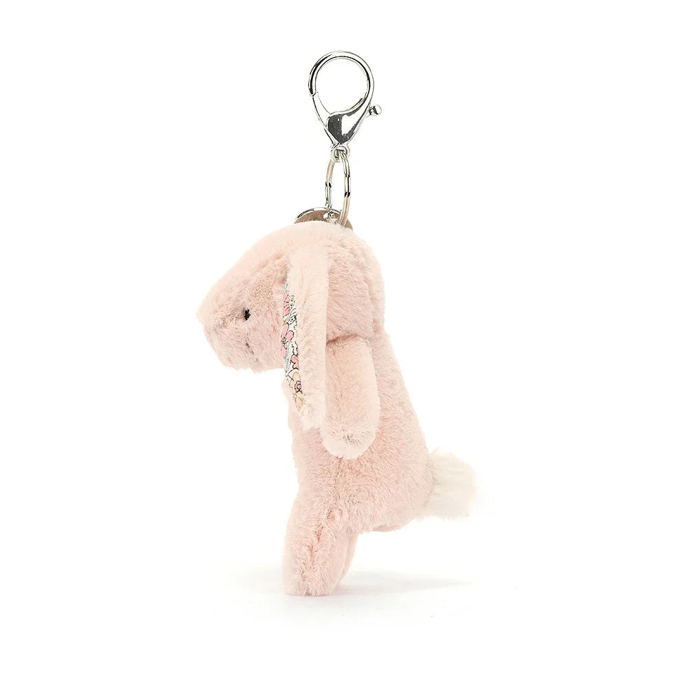 Blossom Blush Bunny Bag Charm One Size JELLYCAT
