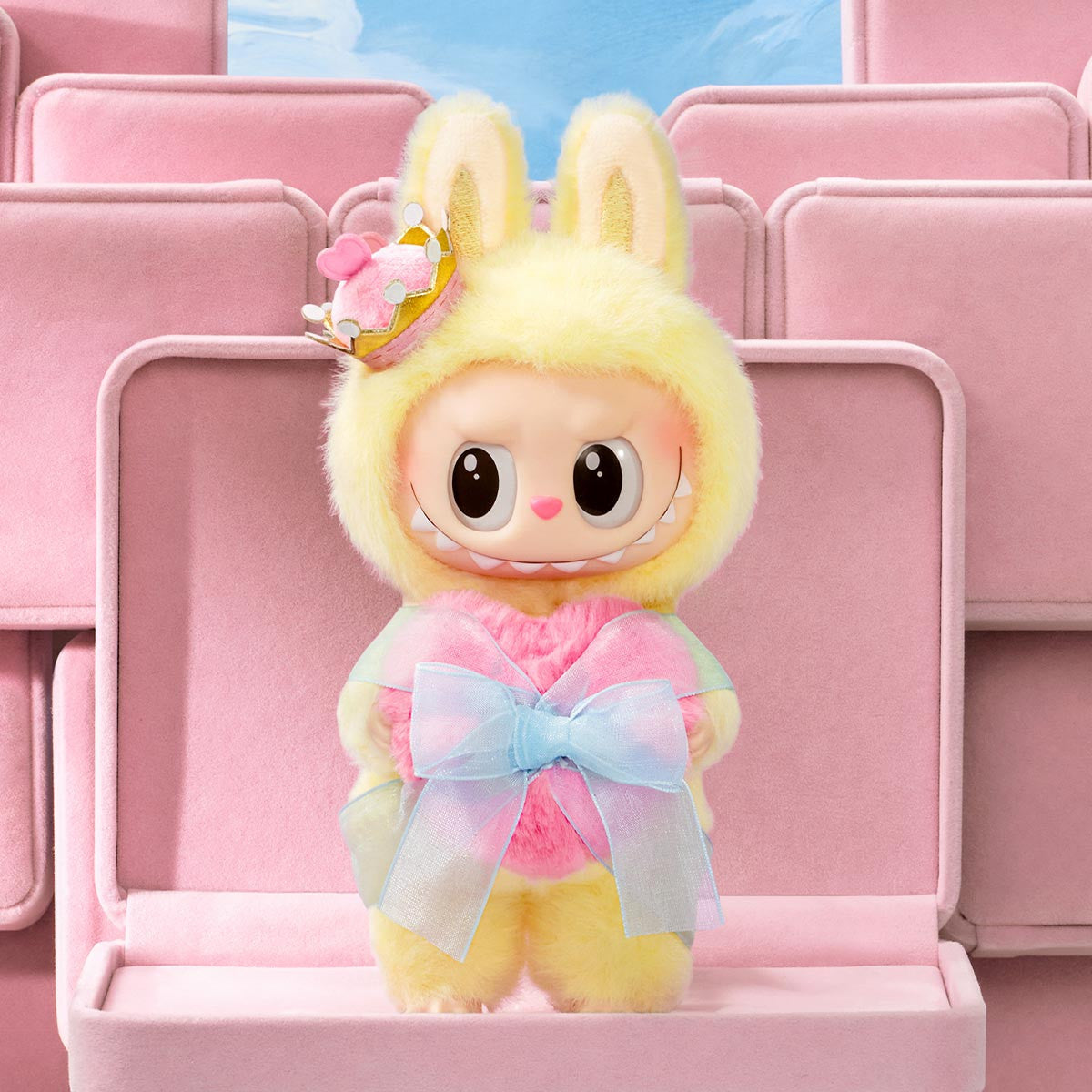 Pop Mart THE MONSTERS Let's Checkmate Series-Vinyl Plush Hanging Card