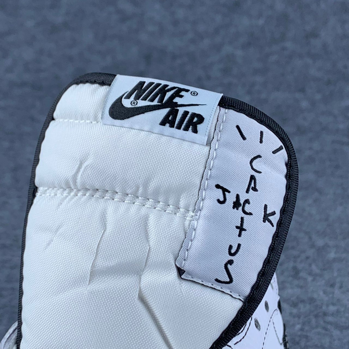 Custom Travis Scott x Air Jordan 1 Low “Phantom Stitch”