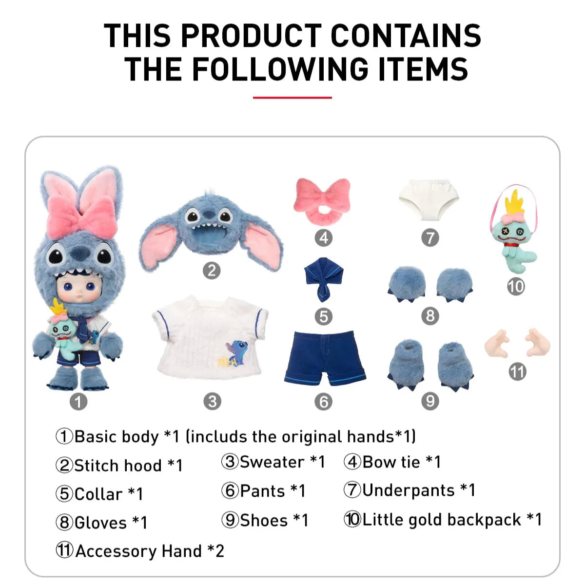 HACIPUPU STITCH 1/8 Action Figure