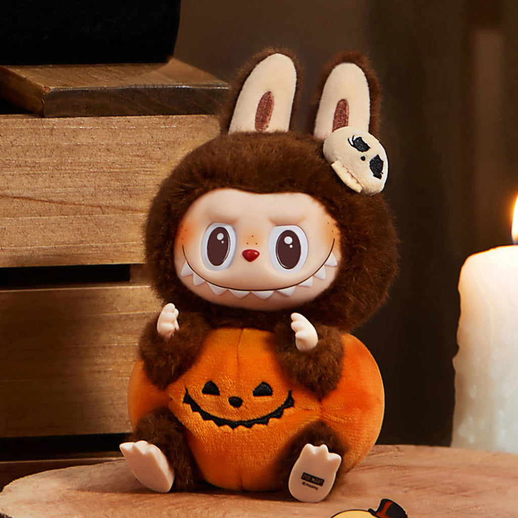 Happy Halloween Party Series-Sitting Pumpkin Vinyl Plush Pendant