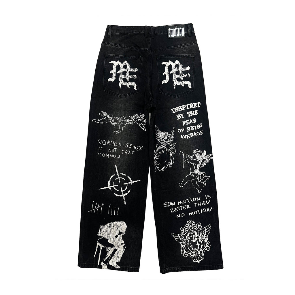 Mixed Emotions　Black “Canvas” Denim