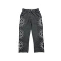 Mixed Emotions ‘Eclipse’ Grey Acid Wash Rhinestone Sweats