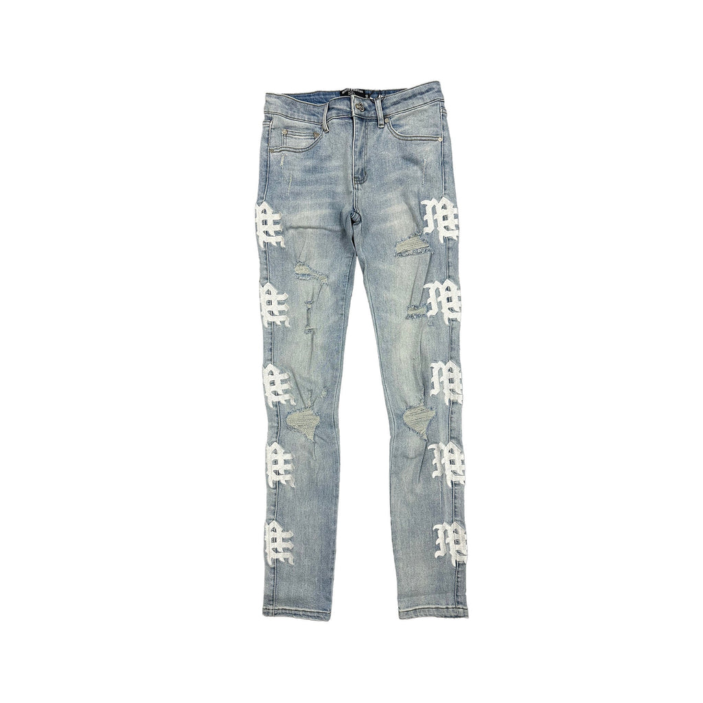 Mixed Emotions　‘Sea’ Monogram Denim