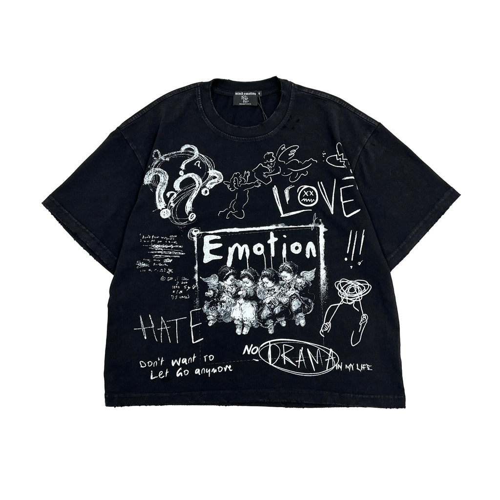Mixed Emotions　Black “Chaos” Tee