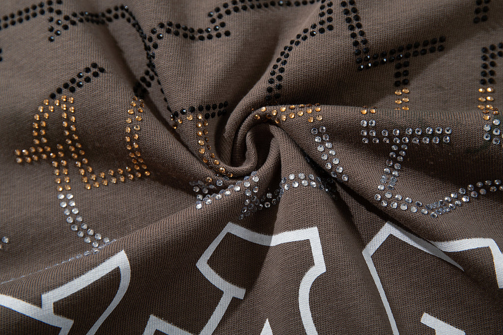 BKYS Vintage Portrait Studded Graphic Loose Fit High Street Tee