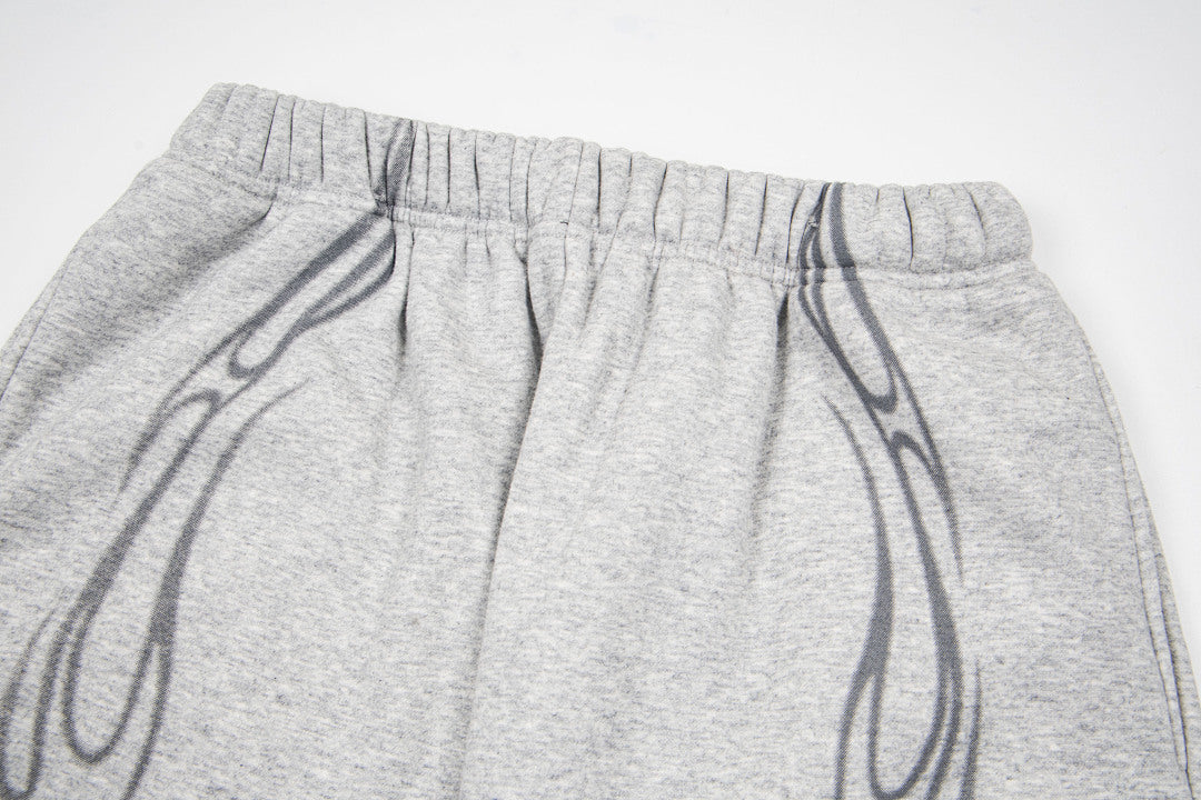 Hellstar Holy Cross Flame Graphic Hoodie & Pants Set