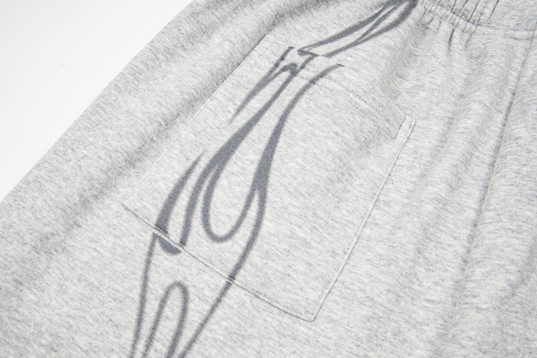 Hellstar Holy Cross Flame Graphic Hoodie & Pants Set