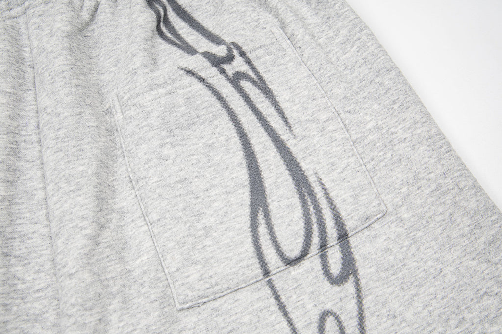 Hellstar Holy Cross Flame Graphic Hoodie & Pants Set