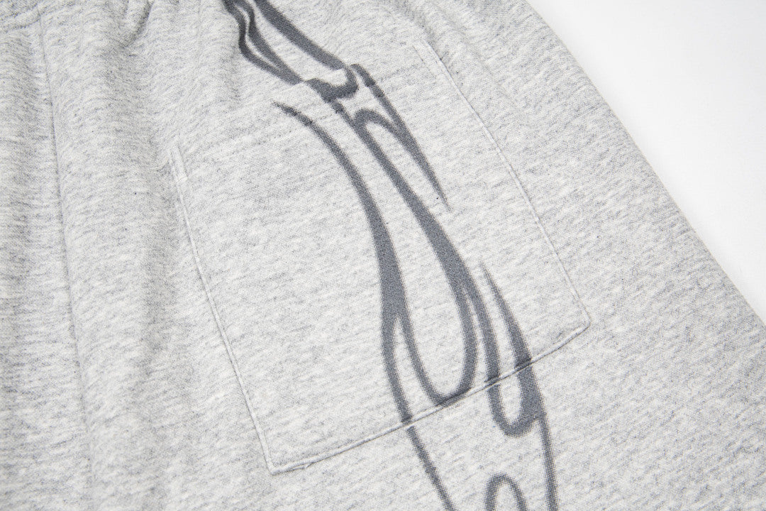 Hellstar Holy Cross Flame Graphic Hoodie & Pants Set