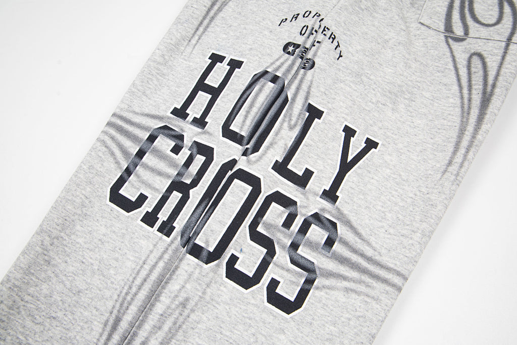 Hellstar Holy Cross Flame Graphic Hoodie & Pants Set