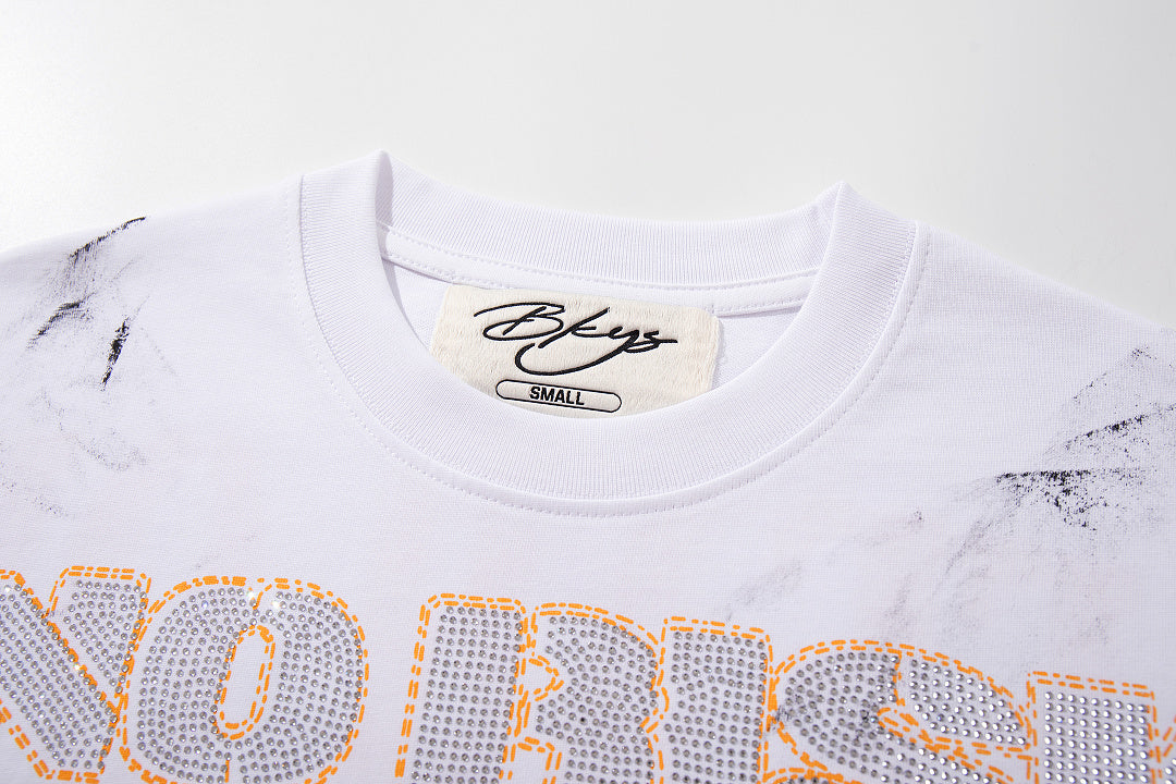 BKYS Vintage Bling Portrait Graphic Relaxed Streetwear T-Shirt