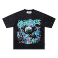 BKYS Vintage Rhinestone Graphic Portrait Streetwear T-Shirt