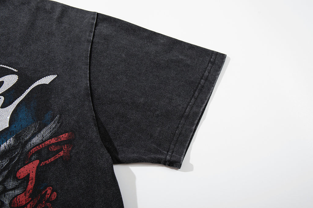 Supply Motor Club Rhinestone Graphic Tee