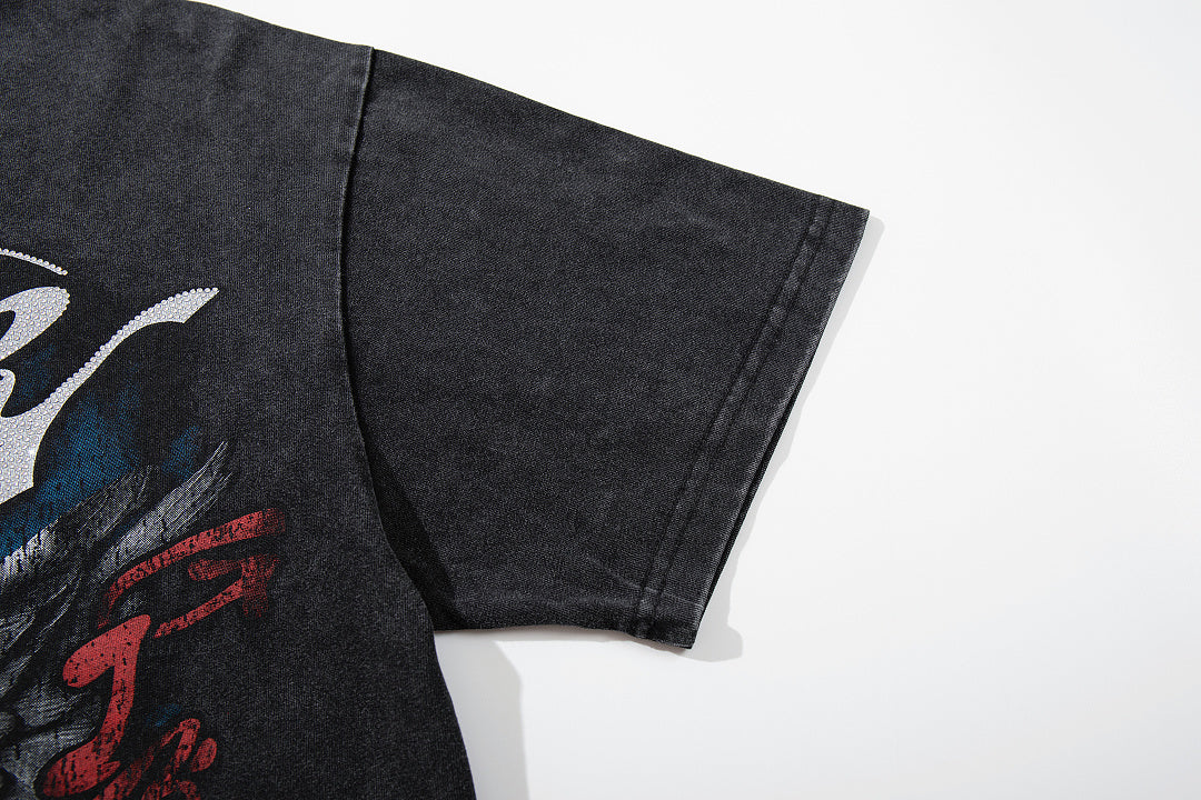 Supply Motor Club Rhinestone Graphic Tee