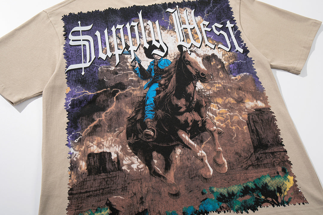Supply Nightshift Rhinestone Graphic Street Tee