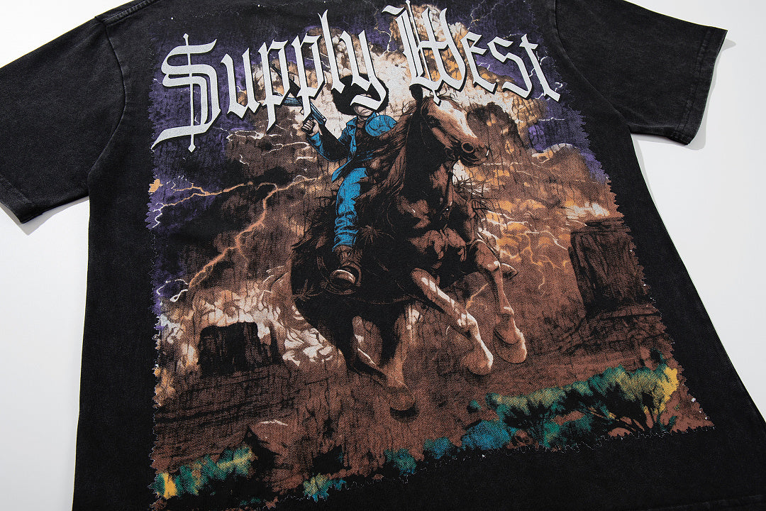Supply Westside Flash Rhinestone Graphic Tee
