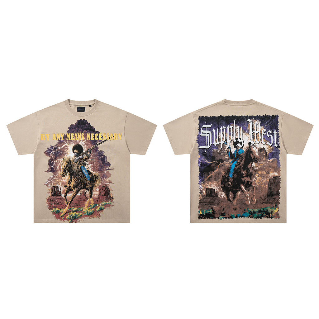 Supply Nightshift Rhinestone Graphic Street Tee