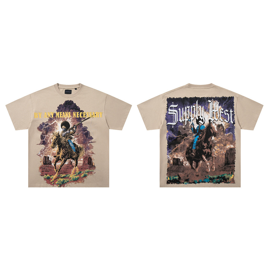 Supply Nightshift Rhinestone Graphic Street Tee