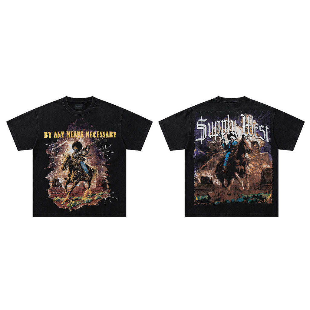 Supply Westside Flash Rhinestone Graphic Tee