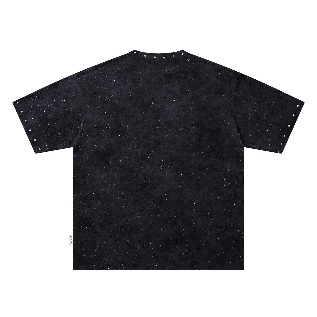 BKYS Vintage Bling Portrait Graphic High Street Oversized T-Shirt