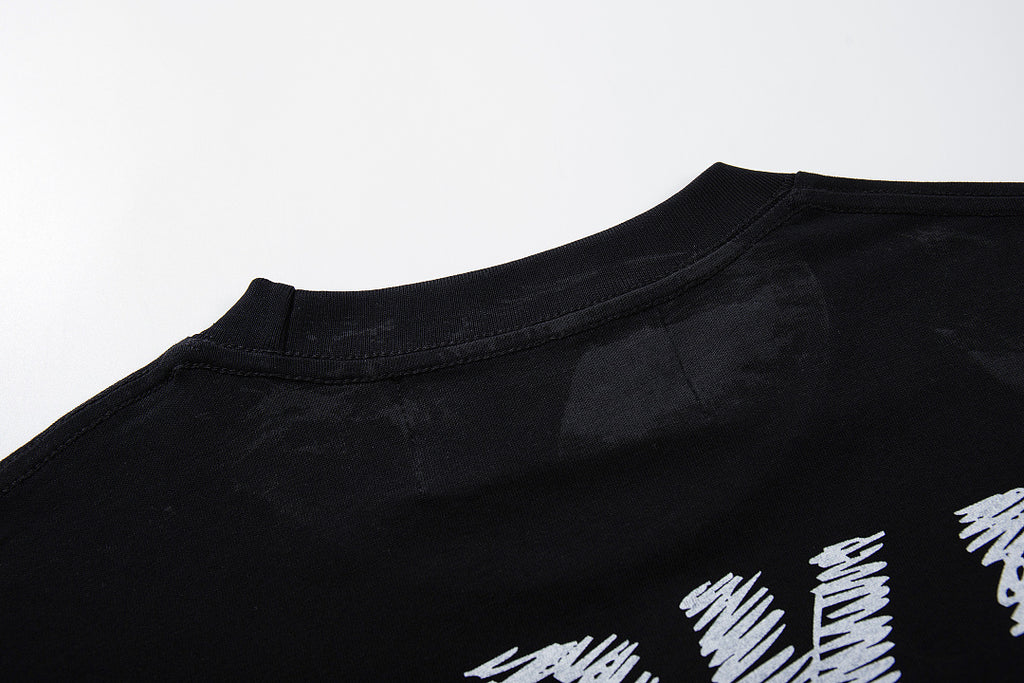 BKYS Vintage Sparkle Portrait Print Relaxed Urban Graphic Tee