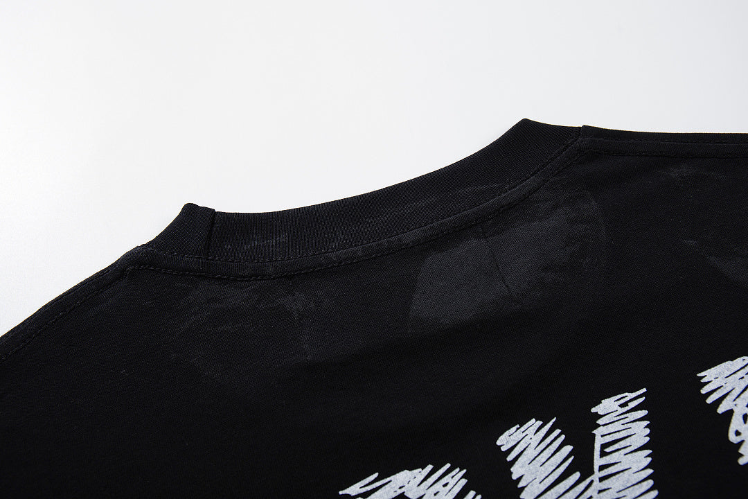 BKYS Vintage Sparkle Portrait Print Relaxed Urban Graphic Tee