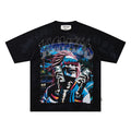 BKYS Vintage Portrait Rhinestone Street Graphic Boxy Tee