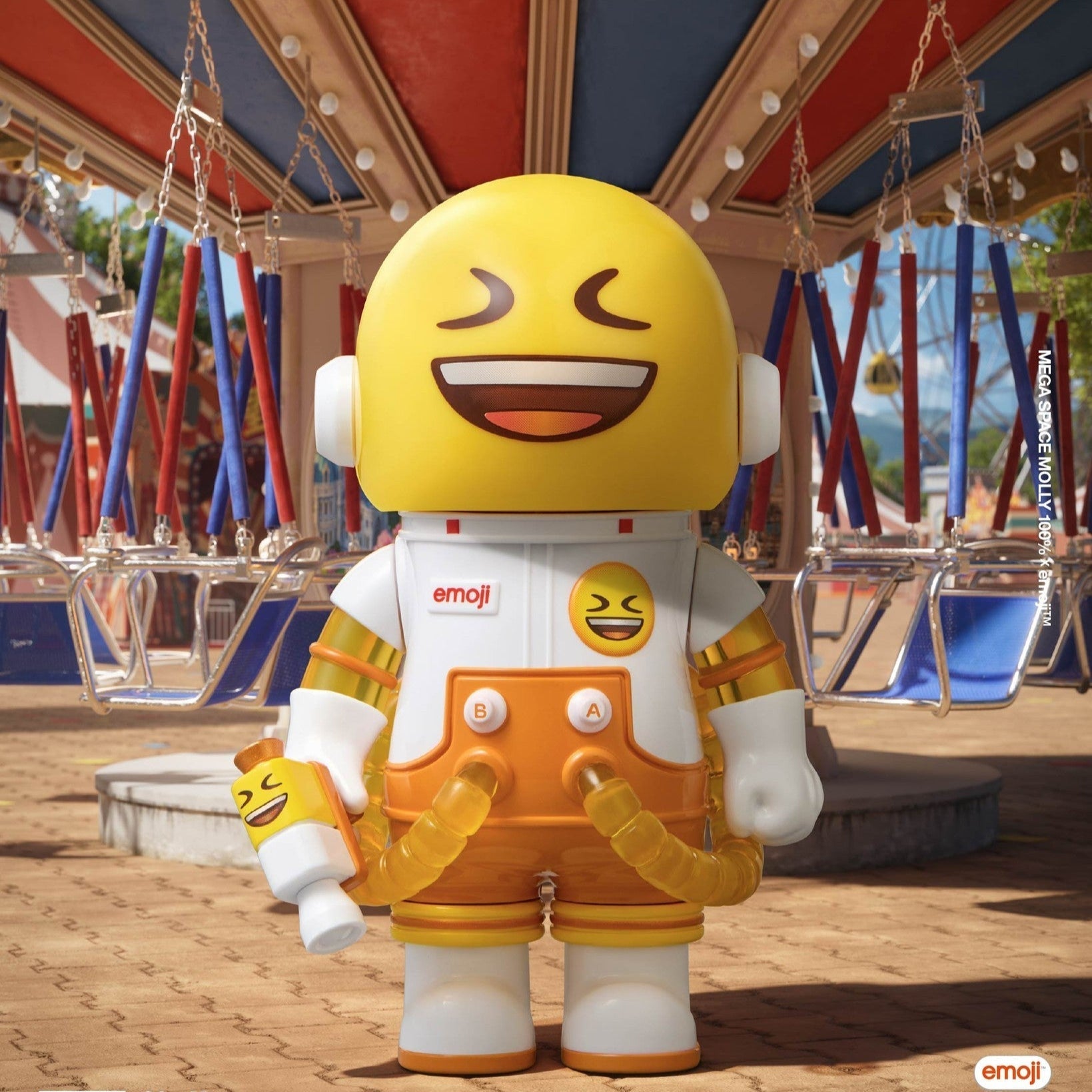 MEGA SPACE MOLLY 100% × emoji™ Series