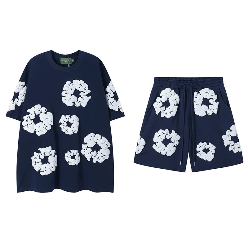 Denim Tears Stylish Kapok Shorts Blue