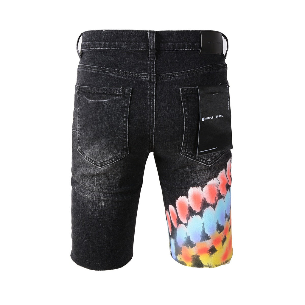Purple Jeans Black Jean Shorts 5085 with a Sleek Design for a Stylish Summer Look