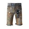 Purple Jeans Trendy Silver Gray Denim Shorts Perfect for a Contemporary Outfit 5012