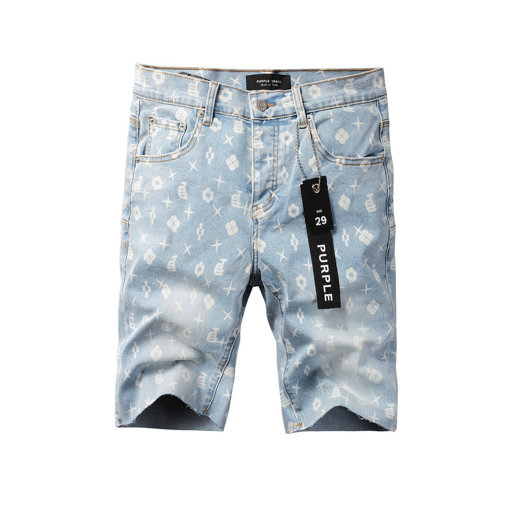 Purple Jeans High Street Blue Jean Shorts 5089 with Modern Style and Unique Design