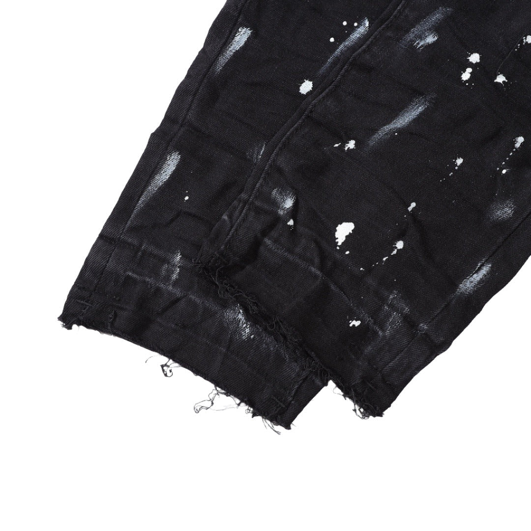 Purple Jeans Designer Jeans Mens Denim Embroidered Pants Fashion Hole Pants Hip Hop Distress Pants Best Seller Latest Version 9039