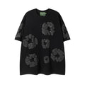 Denim Tears Foam Print Short Sleeve Tee Black