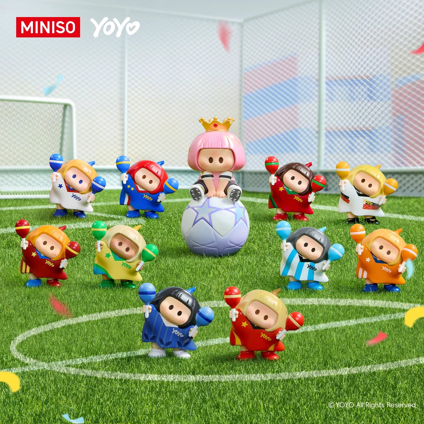 MINISO YOYO SURE WIN Stable Win Series Handheld Blind Box Set Right Right Sauce Gift