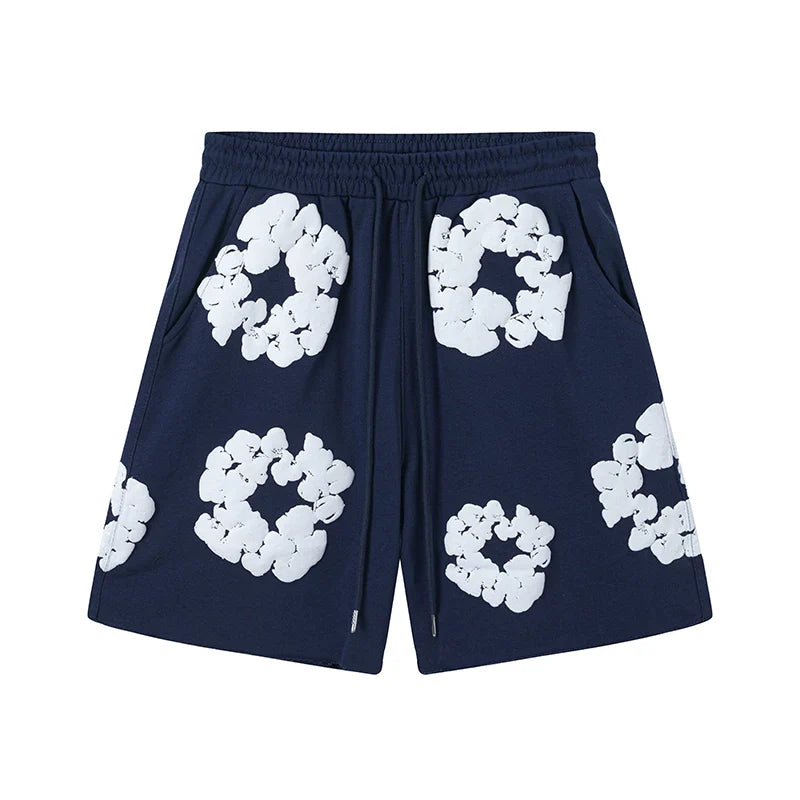 Denim Tears Stylish Kapok Shorts Blue